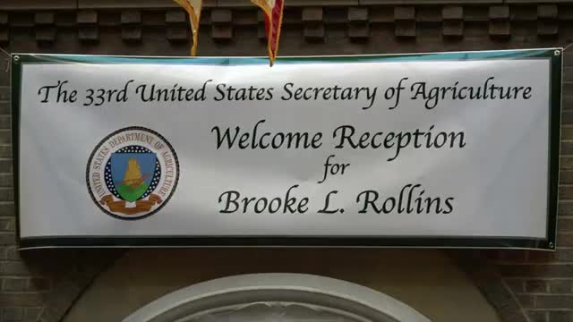 Secretary Brooke Rollins addresses USDA staff and outlines service commitment