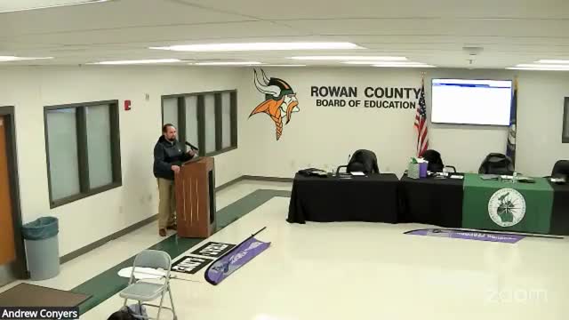 Rockwell Elementary students perform at Rowan County board meeting; staff highlight school successes