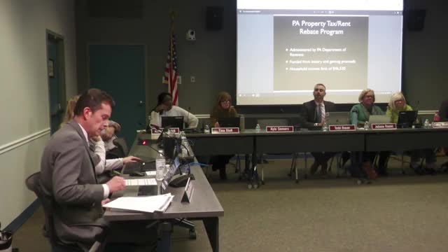 Finance committee actions: minutes, budget transfers, IU dues, tax liens and rebate resolution advanced to Feb. 20 action meeting