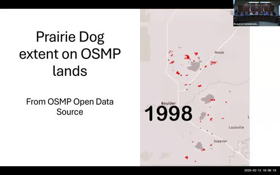 Boulder Open Space trustees review prairie dog expansion, staff outline limits to changing seasonal moratorium