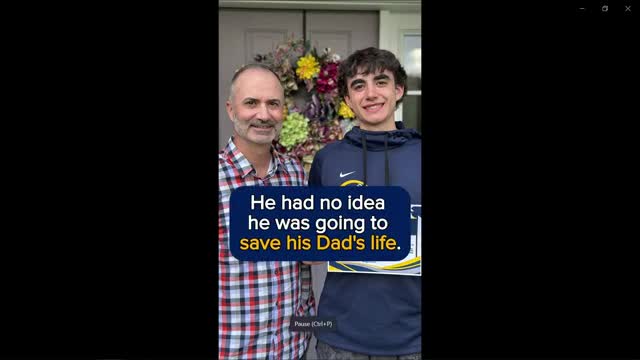 Victor student awarded New York State Liberty Medal after performing CPR on his father