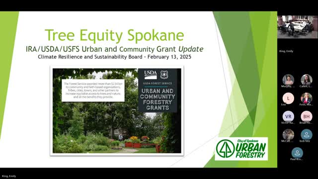 City outlines $6 million tree‑equity project; crews paused pending federal grant administrator guidance