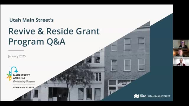 Utah Main Street unveils Revive and Reside grant program for historic building improvements