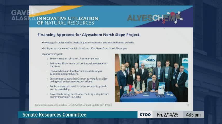 ADA board approves $50 million conditional guarantee for North Slope methanol plant