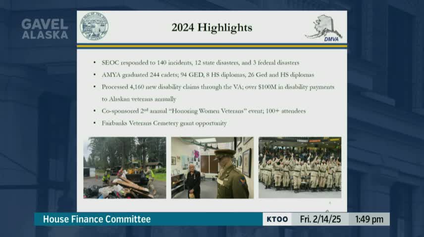 Alaska National Guard highlights new veterans benefits and drug interdiction efforts