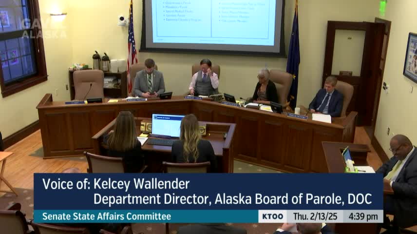 Board of Parole processed 181 discretionary applications in 2024; grant rate 34%