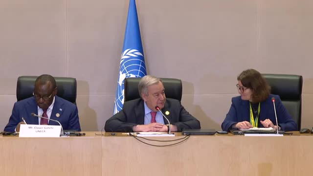 UN secretary-general says UN "doing everything" to expand Gaza humanitarian aid, reiterates two‑state solution
