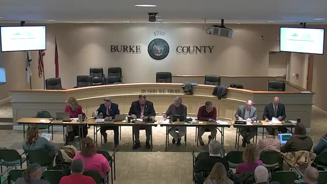 Burke County directs opioid-settlement work toward evidence-based 'Option A' strategies, approves capital grant partnership and advisory panel