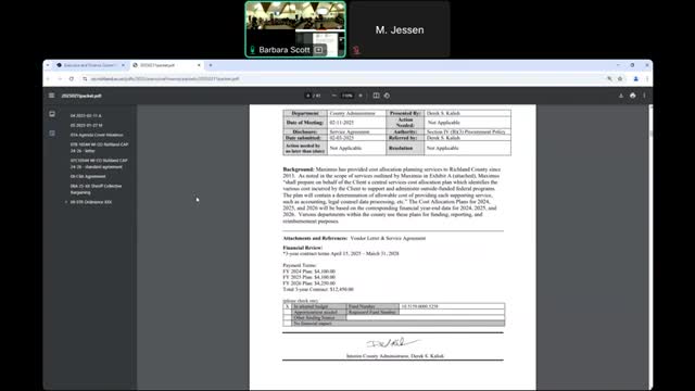 County to switch financial system to Tyler next week; wage study appeals nearing completion