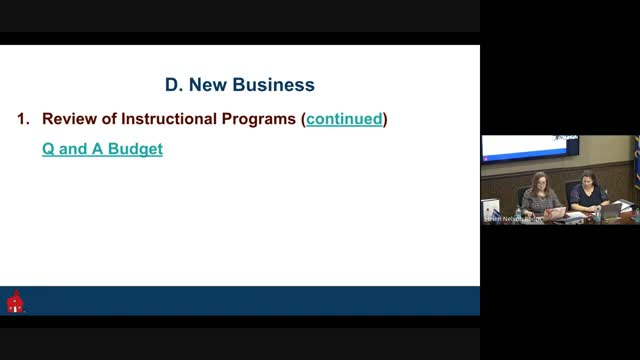 Board set to adopt superintendent�s budget next week after wide-ranging department reviews