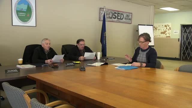 Carroll County executive committee approves year-end line-item transfers, re-signs inmate housing agreement