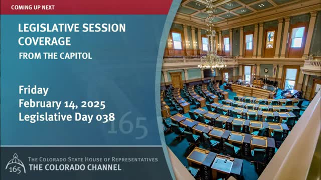 Colorado House honors former representative Rod Bockenfeld who passed away