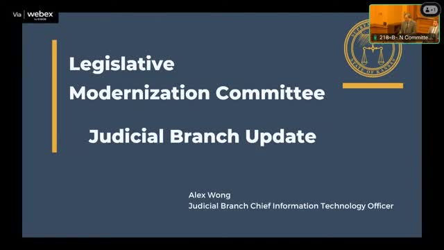 Judicial Branch reports IT security upgrades, .gov migration and CISA audit ahead of SB 291 deadlines