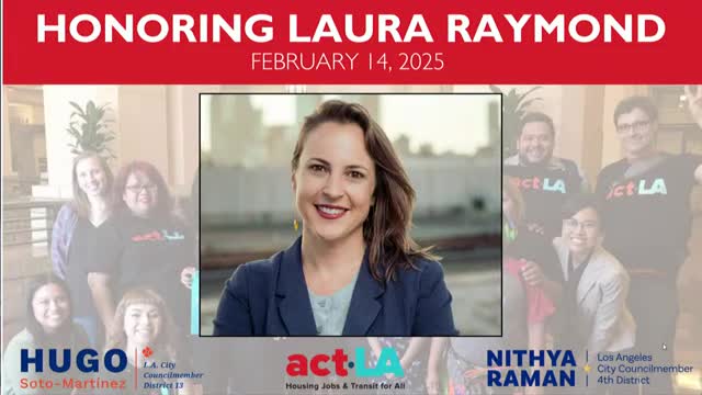 Laura Raymond honored for leadership in housing rights during ACT LA farewell