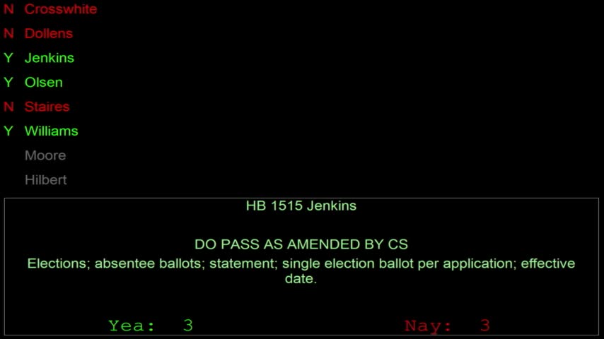 Committee advances bill to set five permanent election dates each year