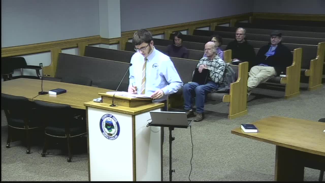 Commissioners approve High Country COG administration contract for Golden Leaf shell building at industrial park