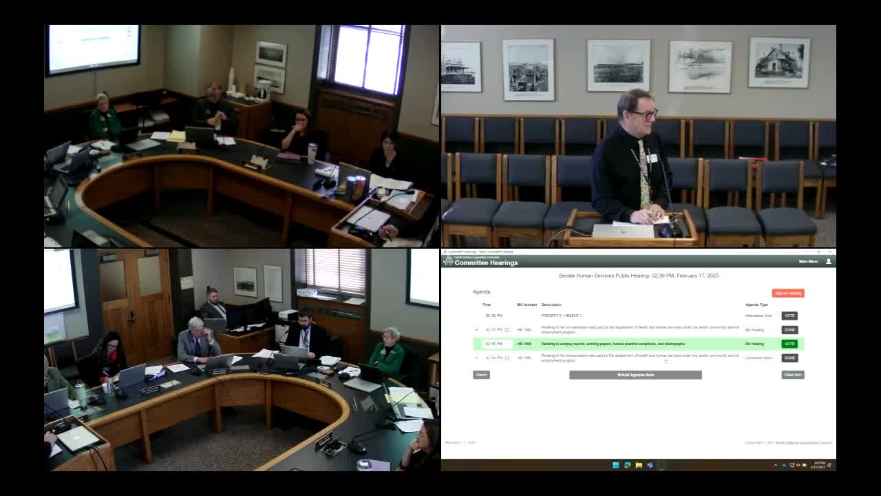 Senate committee advances bill to set pay rate for senior training program at $12 an hour