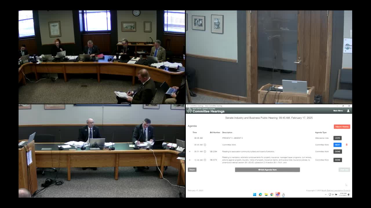 Committee gives due-pass recommendation to measure moving securities duties to insurance commissioner