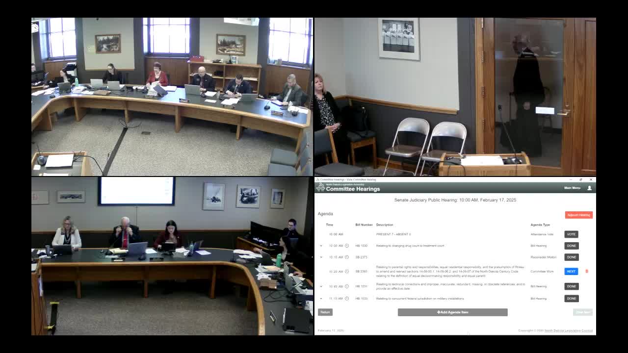 Senate committee adopts large overhaul amendment to family law bill, advances SB 2383 as amended