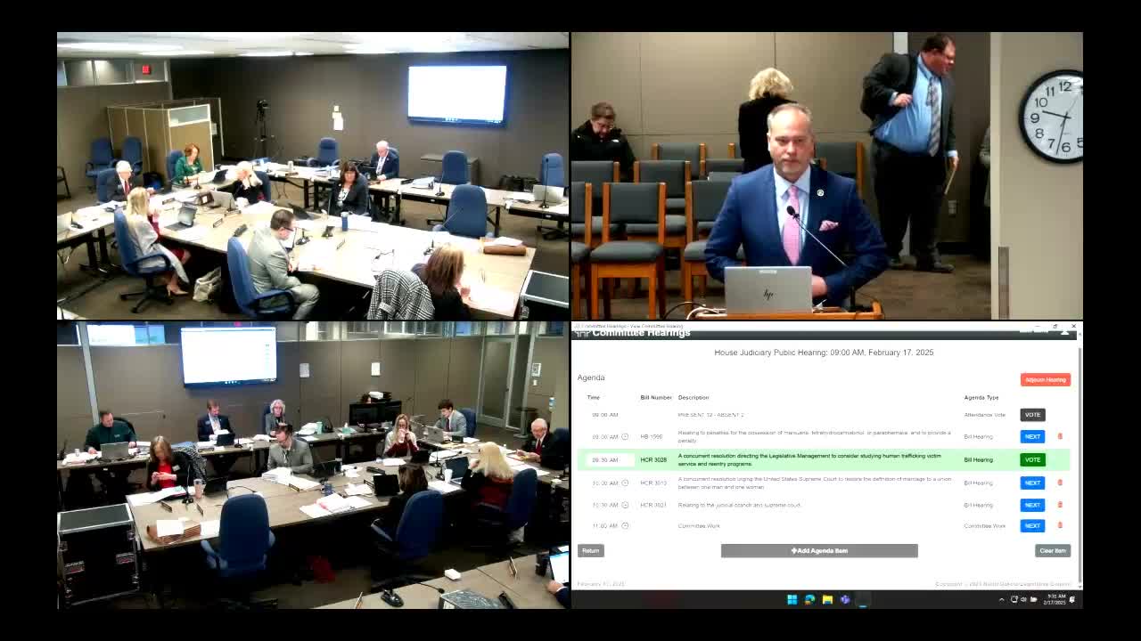 Lawmakers hear resolution to study human-trafficking victim services and reentry programs