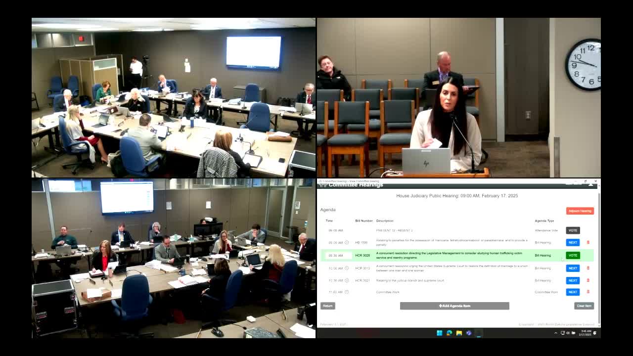 Human trafficking survivor Leah Isaac testifies at House concurrent resolution hearing