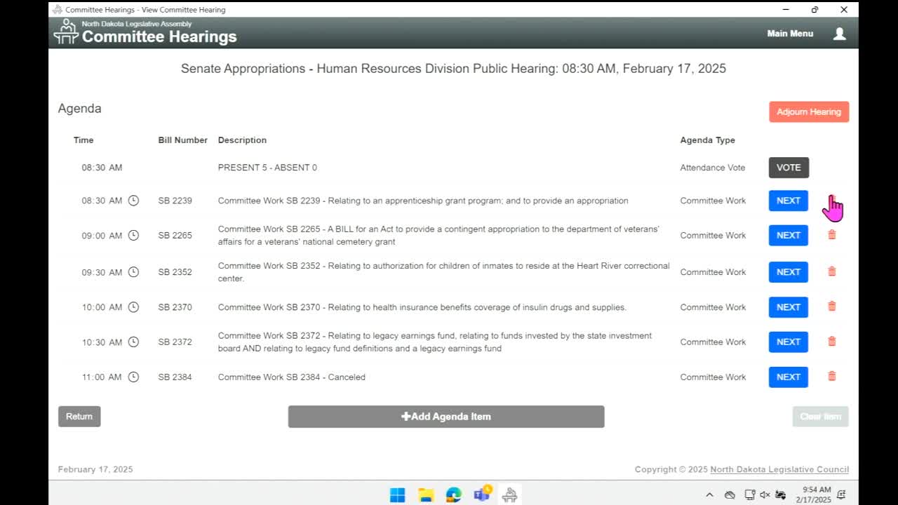 Panel advances bill allowing infants to reside with incarcerated mothers in new Heart River facility