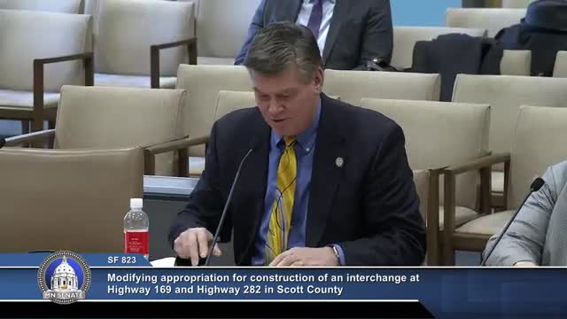Panel approves correction to funding language so MnDOT receives Highway 282 appropriation