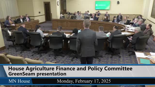 GreenSeam representatives describe regional ag‑education and talent work; offer school and industry partnerships