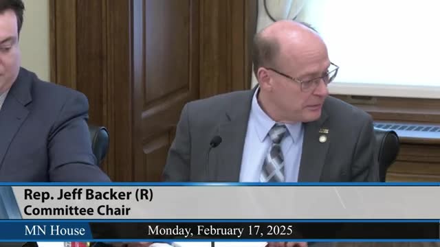 Representative Schultz addresses Minnesota's $5B budget deficit committee meeting