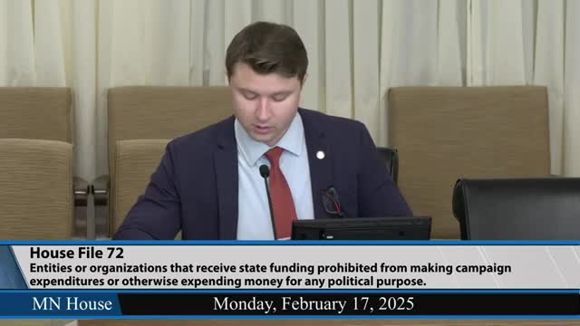 Minnesota committee advances HF 72 to restrict nonprofits from influencing elections