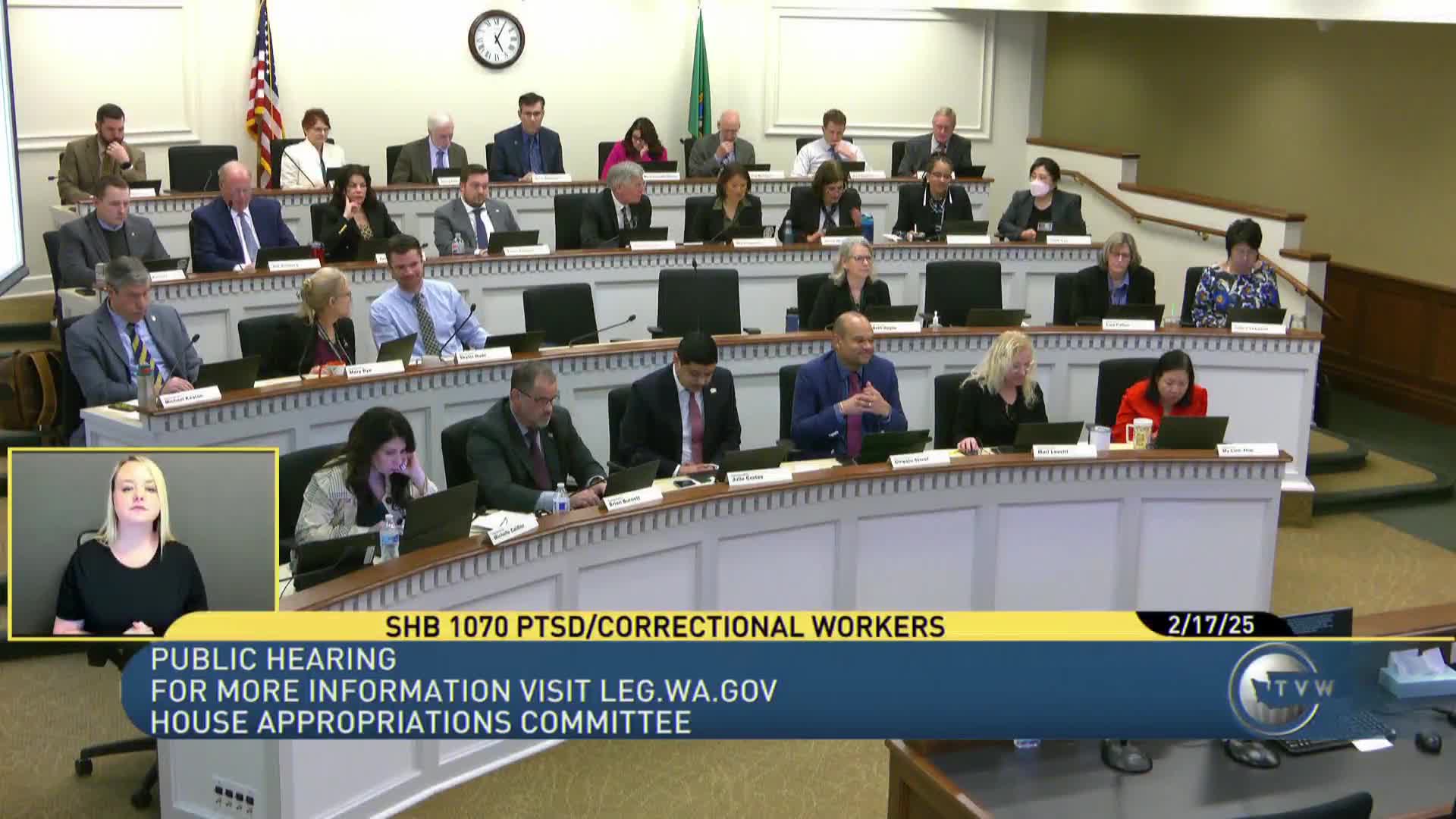 Thurston County Sheriff's Officers urge support for PTSD bill amid personal testimonies