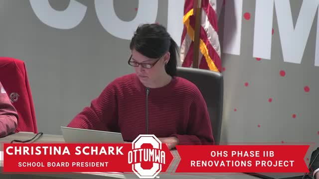 Ottumwa School Board approves extensive high school renovation and equipment upgrades