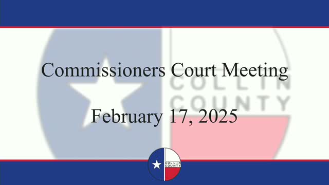 Collin County officials gather for meeting amid cold weather concerns