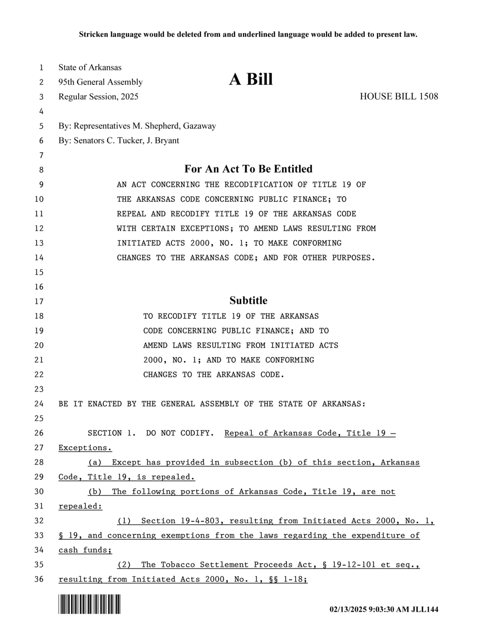 Arkansas establishes new trust funds for unemployment and workers' compensation