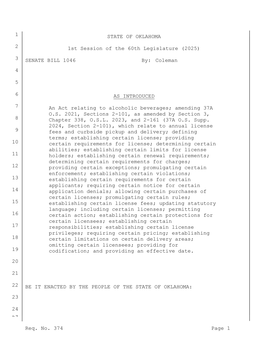 Oklahoma ABLE Commission sets rules for alcoholic beverage delivery services