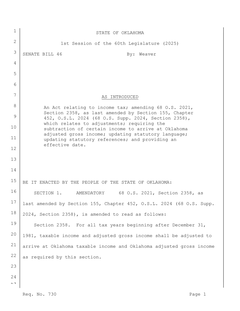 Oklahoma exempts military salaries from state income tax for active service members
