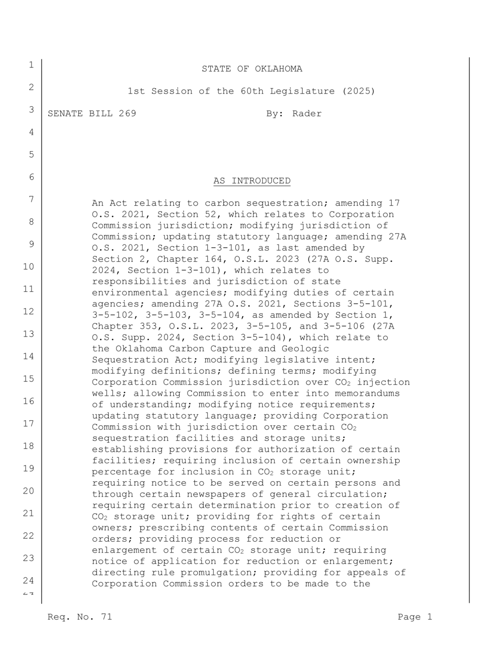 Oklahoma Corporation Commission to enforce new oil and gas regulations
