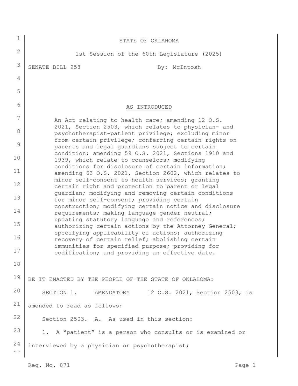 Texas counselors face new disclosure rules on client information