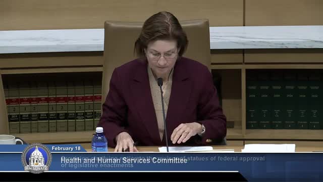 Bill to formalize DHS notice to reviser about federal approvals laid over for later consideration