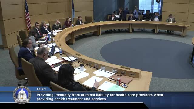 Committee lays over bill seeking criminal immunity for healthcare providers in cases of honest mistakes amid sharp partisan debate