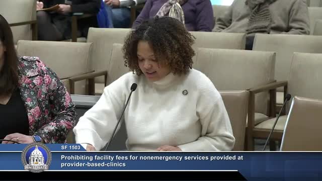 Senator Umu Verbatim introduces bill to eliminate facility fees in Minnesota healthcare