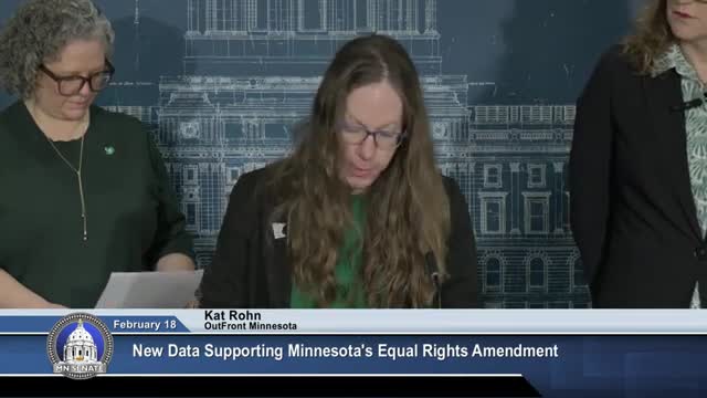 Minnesota leaders advocate for constitutional amendment to ensure equal rights for all
