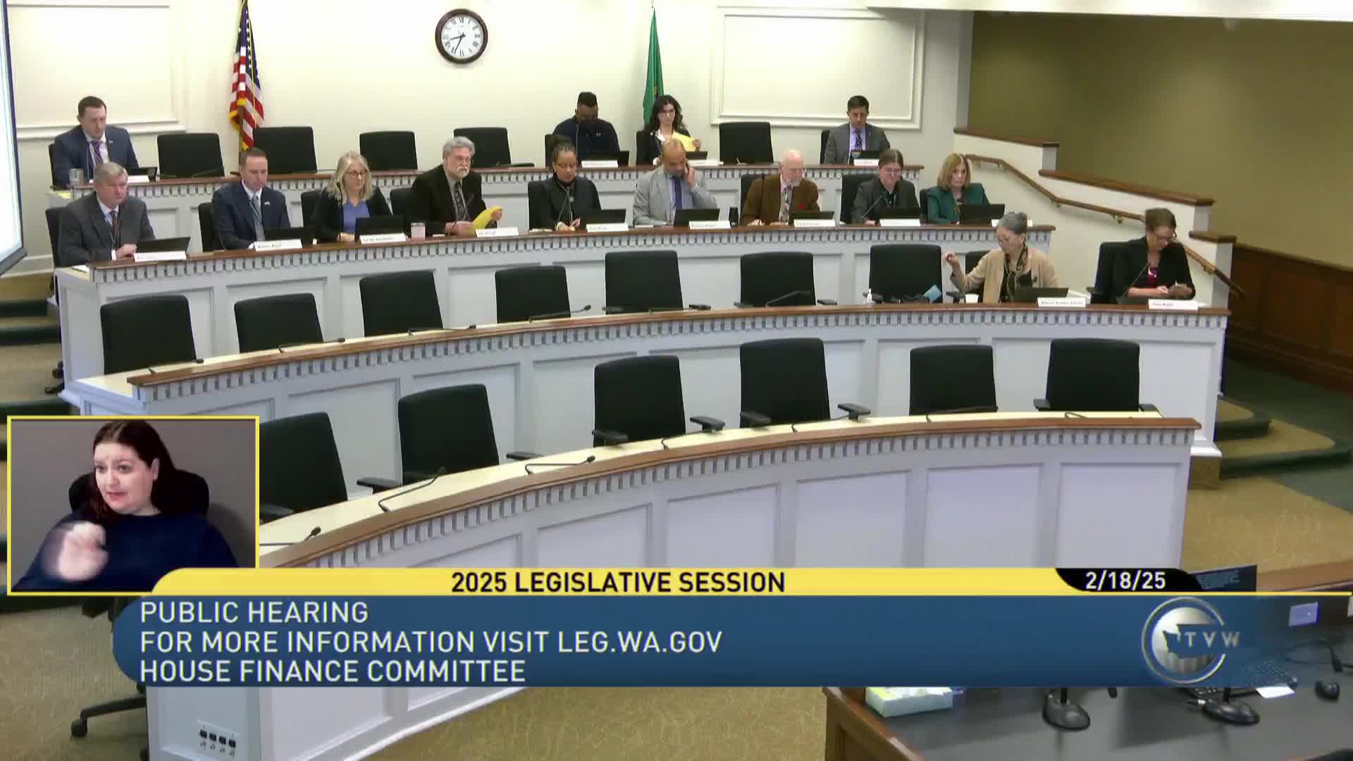 Committee hears long briefing on technical changes to Washington capital gains tax; CPAs and DOR sign off on language changes