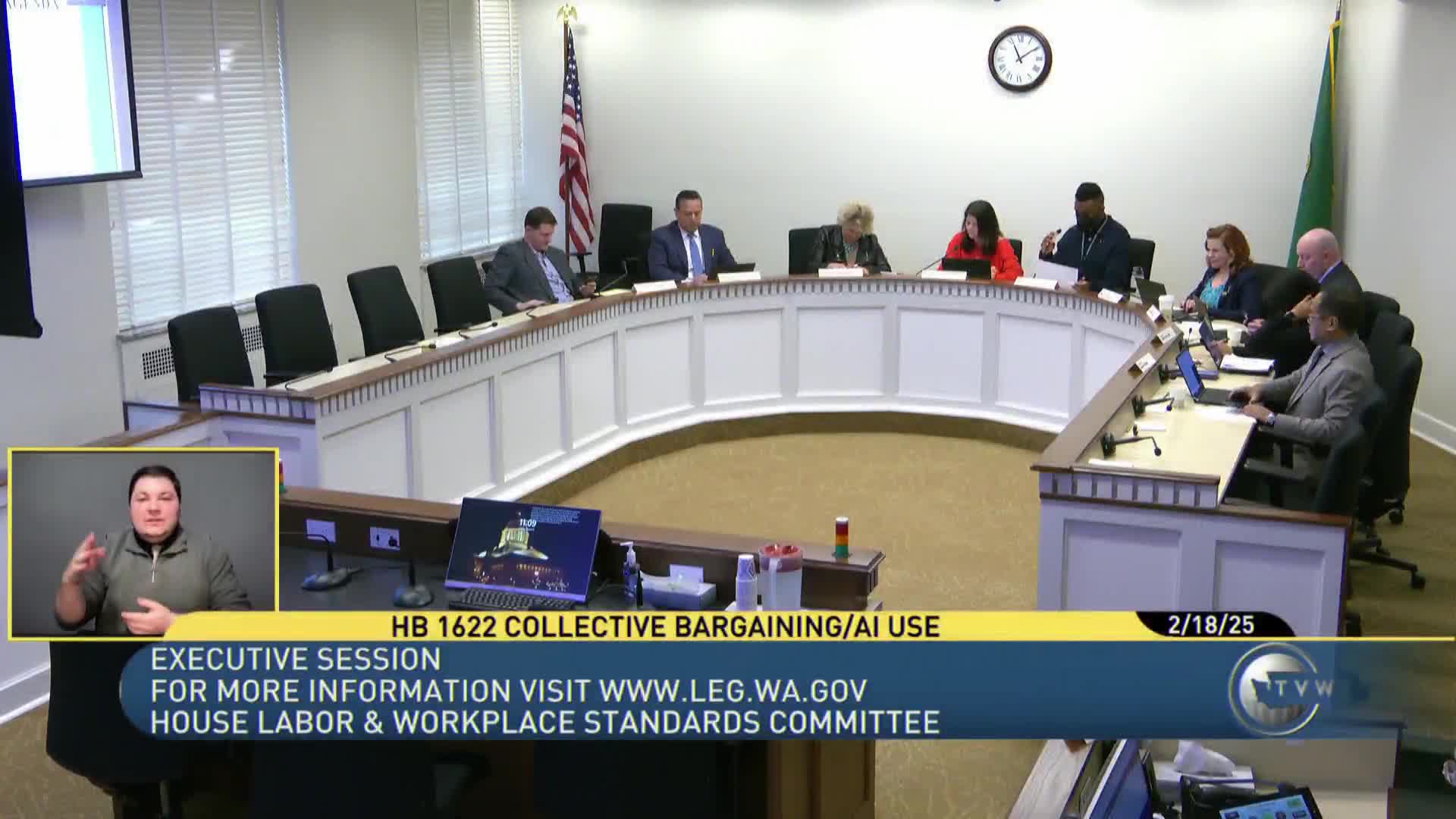 Committee reports four labor bills out of committee with due‑pass recommendations