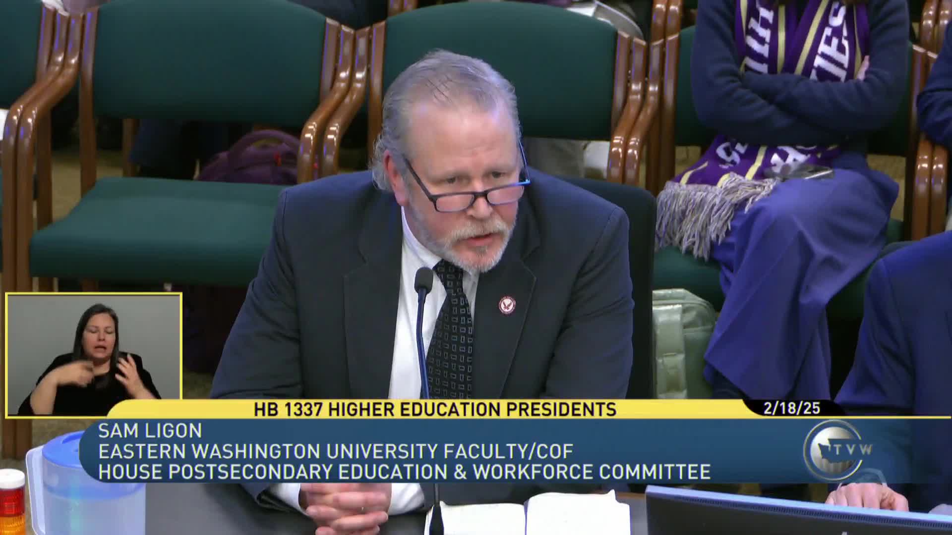 Large turnout as committee hears competing views on medication-abortion access at public campuses