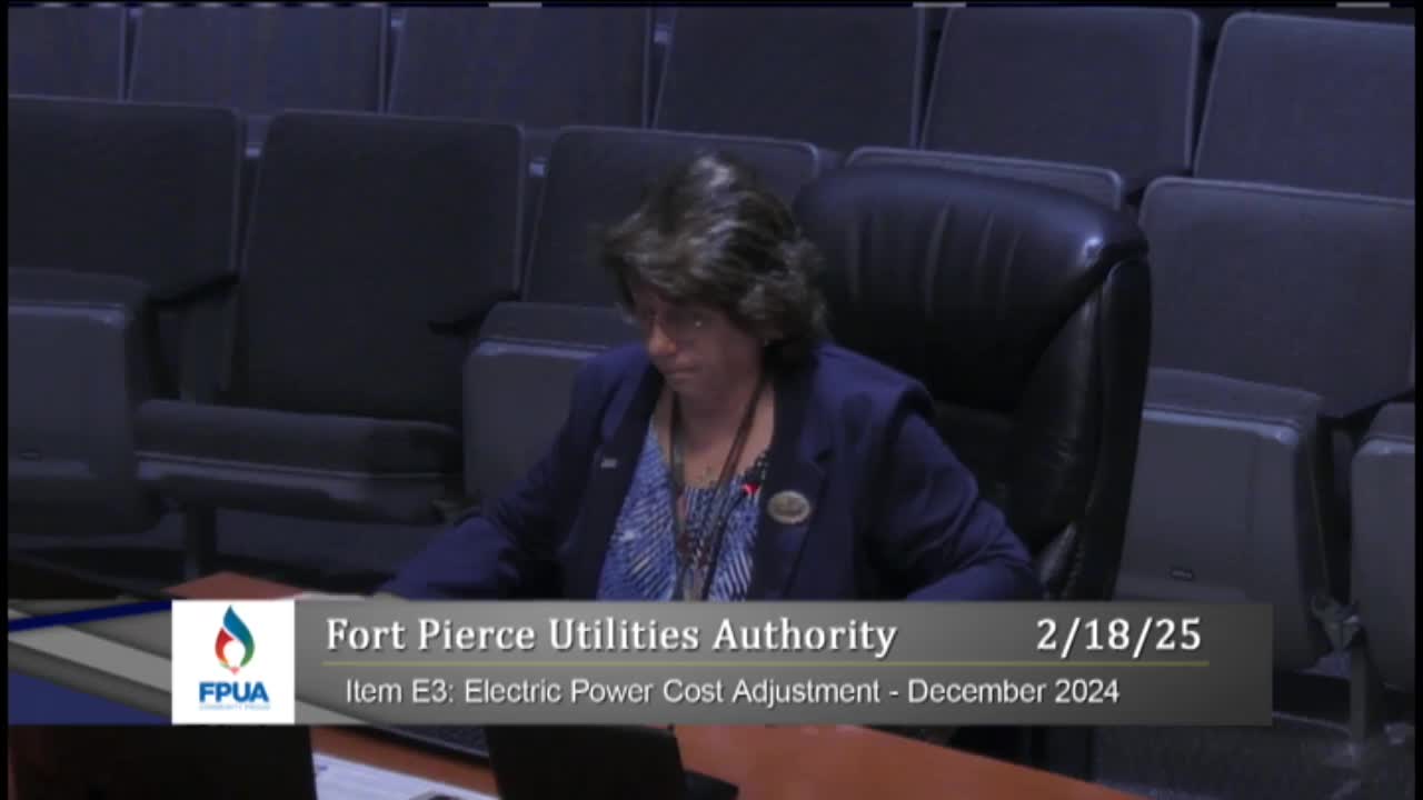 FPUA holds power‑cost adjustment at 0% as rate‑stabilization fund sits above target