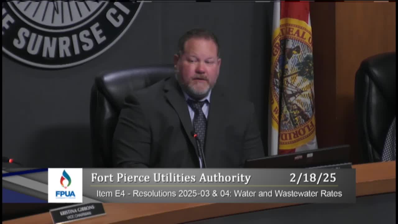FPUA adopts Florida PSC inflation index; approves 3.24% increase for water and wastewater rates