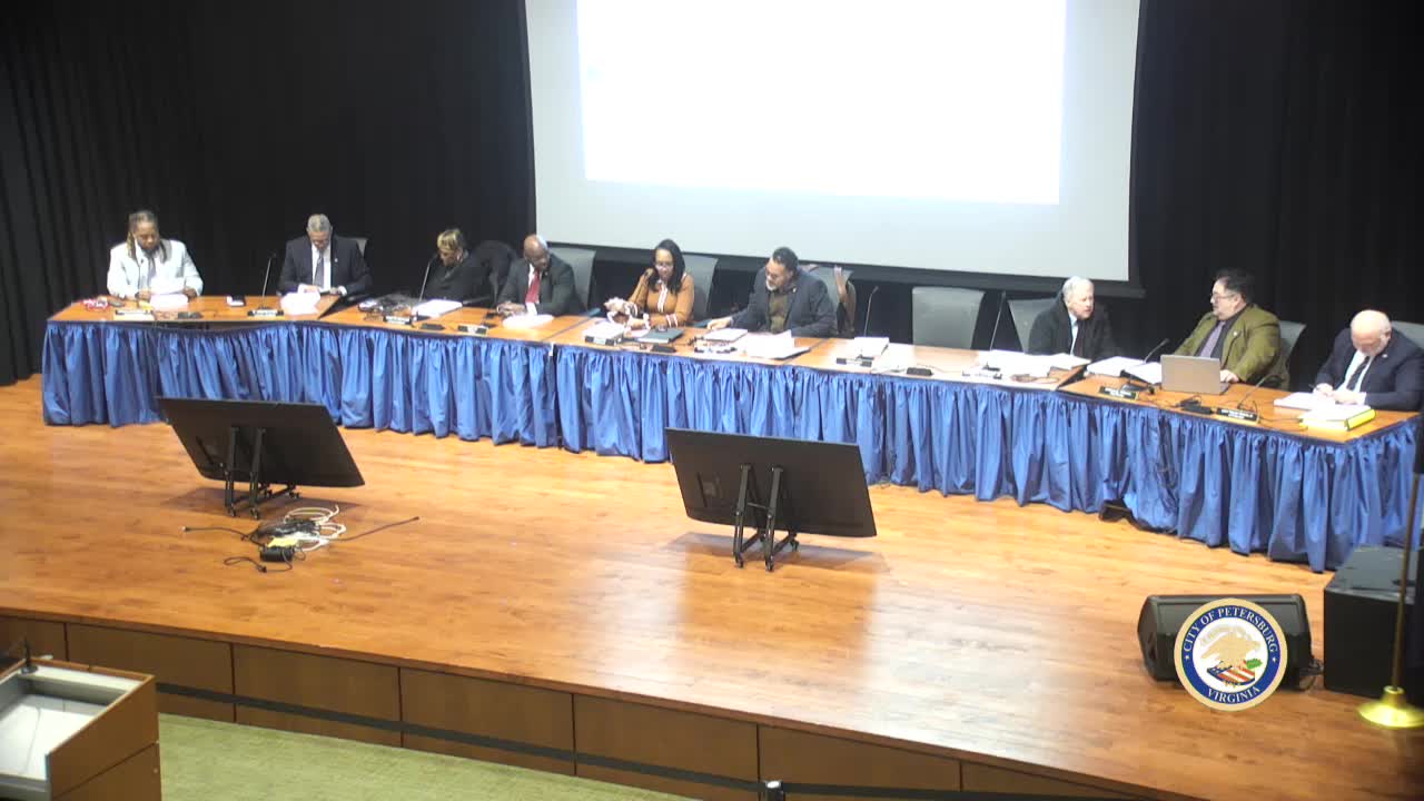 Petersburg City Council holds closed session on litigation, real property and personnel; later certifies meeting