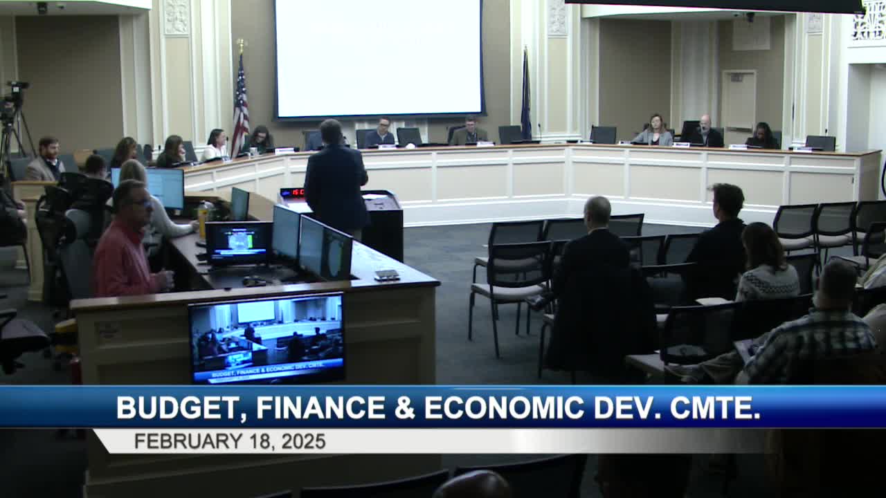 Committee hears January financial update: revenues close to budget, timing issues cited