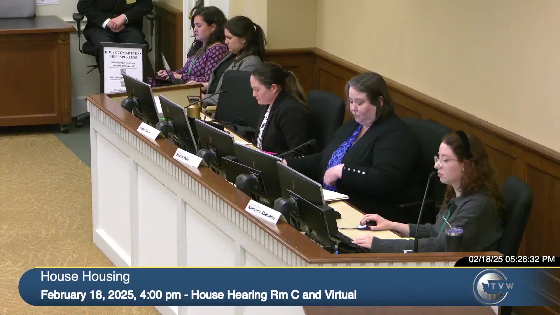 Committee approves substitute for House Bill 1808 on affordable housing funding